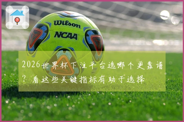 2026世界杯下注平台选哪个更靠谱？看这些关键指标有助于选择